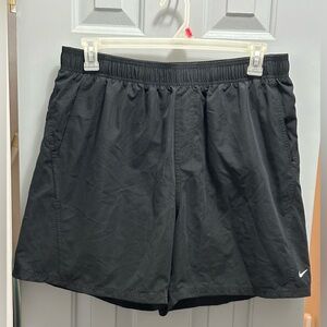 Nike Swim Trunks 6” Men’s Black Size XXL pockets with drawstring